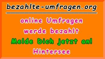 bezahlte Umfragen in Hintersee