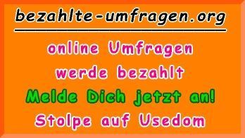 bezahlte Umfragen in Stolpe auf Usedom