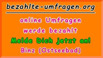bezahlte Umfragen in Binz (Ostseebad)