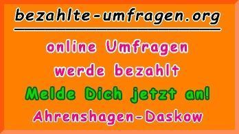 bezahlte Umfragen in Ahrenshagen-Daskow