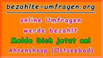 bezahlte Umfragen in Ahrenshoop (Ostseebad)