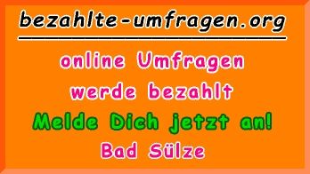 bezahlte Umfragen in Bad Sülze