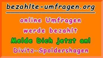 bezahlte Umfragen in Divitz-Spoldershagen