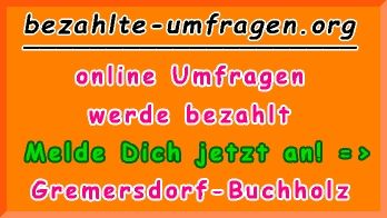 bezahlte Umfragen in Gremersdorf-Buchholz