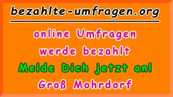 bezahlte Umfragen in Groß Mohrdorf