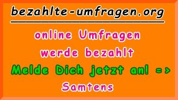 bezahlte Umfragen in Samtens