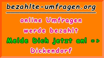 bezahlte Umfragen in Dickendorf