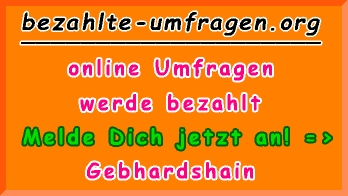 bezahlte Umfragen in Gebhardshain
