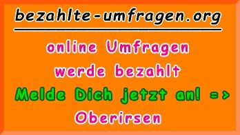 bezahlte Umfragen in Oberirsen