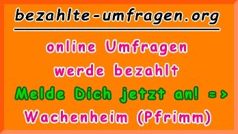 bezahlte Umfragen in Wachenheim (Pfrimm)