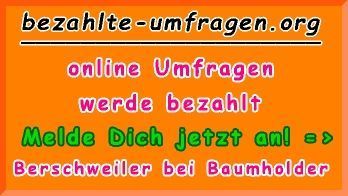 bezahlte Umfragen in Berschweiler bei Baumholder