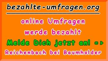bezahlte Umfragen in Reichenbach bei Baumholder