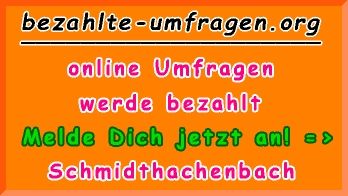 bezahlte Umfragen in Schmidthachenbach