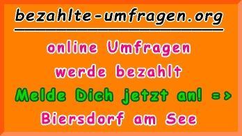 bezahlte Umfragen in Biersdorf am See