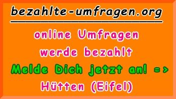 bezahlte Umfragen in Hütten