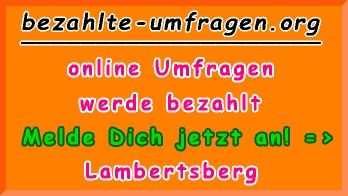 bezahlte Umfragen in Lambertsberg