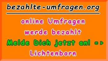 bezahlte Umfragen in Lichtenborn