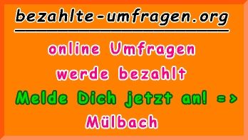 bezahlte Umfragen in Mülbach