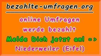 bezahlte Umfragen in Niederweiler (Eifel)