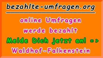 bezahlte Umfragen in Waldhof-Falkenstein