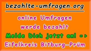bezahlte Umfragen in Eifelkreis Bitburg-Prüm