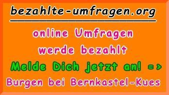 bezahlte Umfragen in Burgen bei Bernkastel-Kues