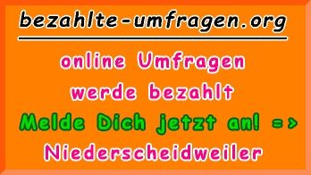 bezahlte Umfragen in Niederscheidweiler