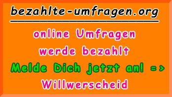 bezahlte Umfragen in Willwerscheid