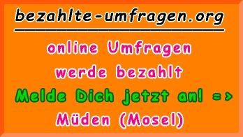 bezahlte Umfragen in Müden (Mosel)