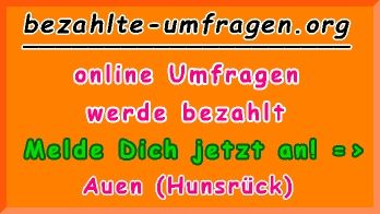 bezahlte Umfragen in Auen (Hunsrück)