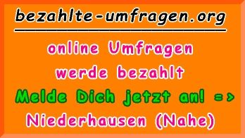 bezahlte Umfragen in Niederhausen (Nahe)