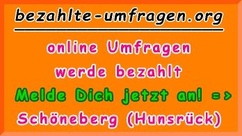 bezahlte Umfragen in Schöneberg (Hunsrück)
