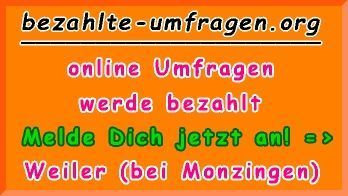 bezahlte Umfragen in Weiler bei Monzingen