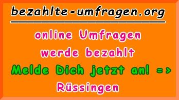 bezahlte Umfragen in Rüssingen