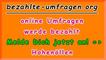 bezahlte Umfragen in Hohenöllen