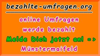 bezahlte Umfragen in Münstermaifeld