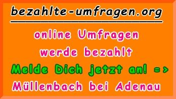 bezahlte Umfragen in Müllenbach b.Adenau