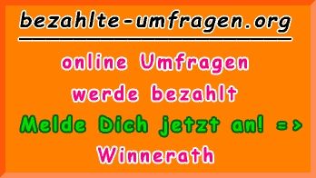bezahlte Umfragen in Winnerath